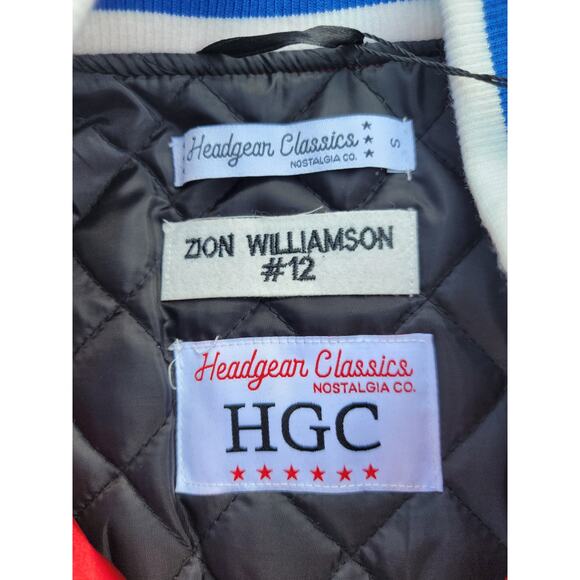 Retro 80's Style S Zion Williamson 100% Satin Team Jacket Carolina State Champs - Picture 6 of 8